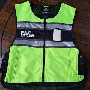 Harley Davidson neon green safety vest. Worn a few times. Practically brand new.